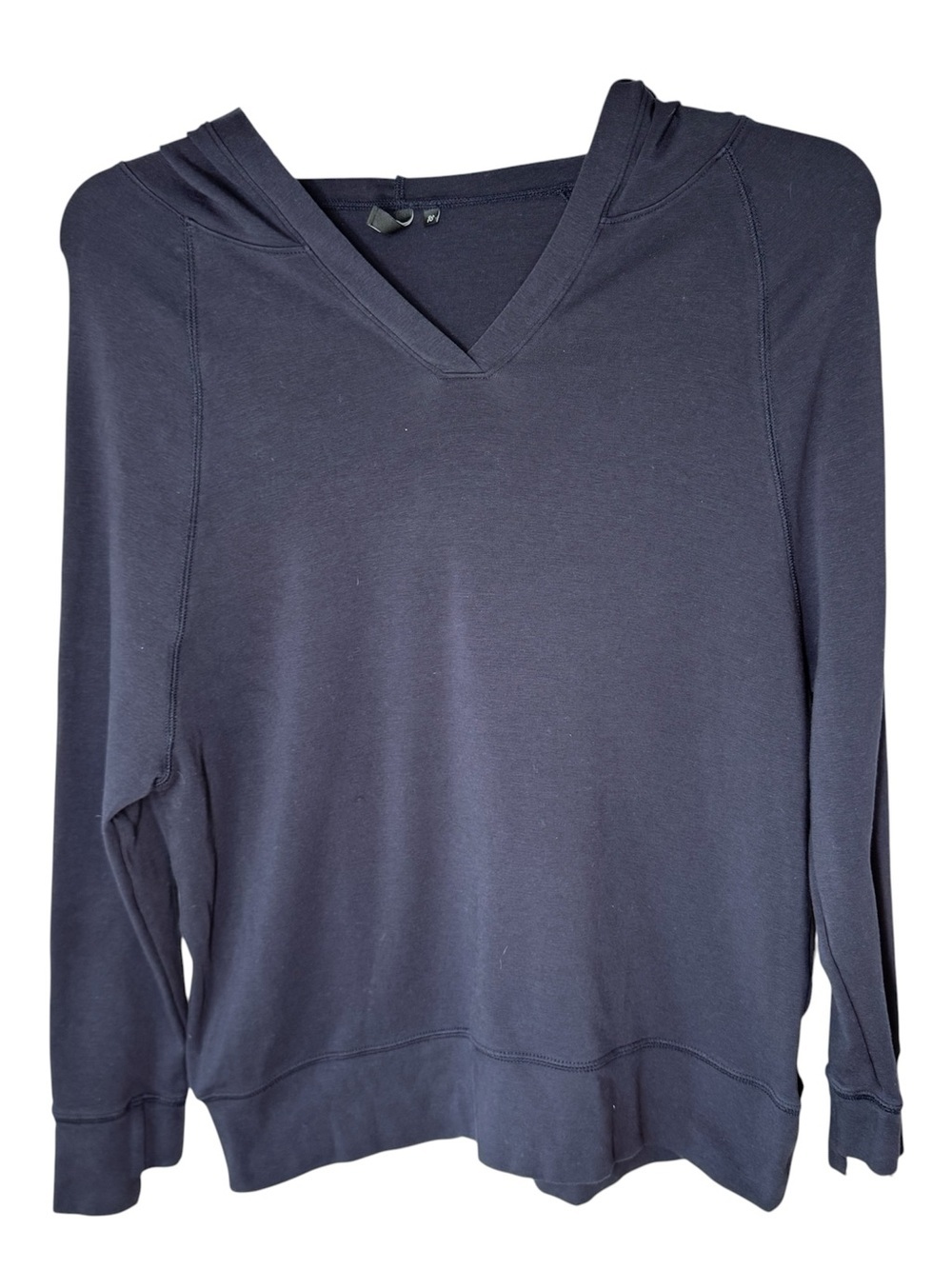 JARBO ADDY Hoodie Oversized Navy Blue Stretch Peruvian Pima Cotton Sz 32 Or XS